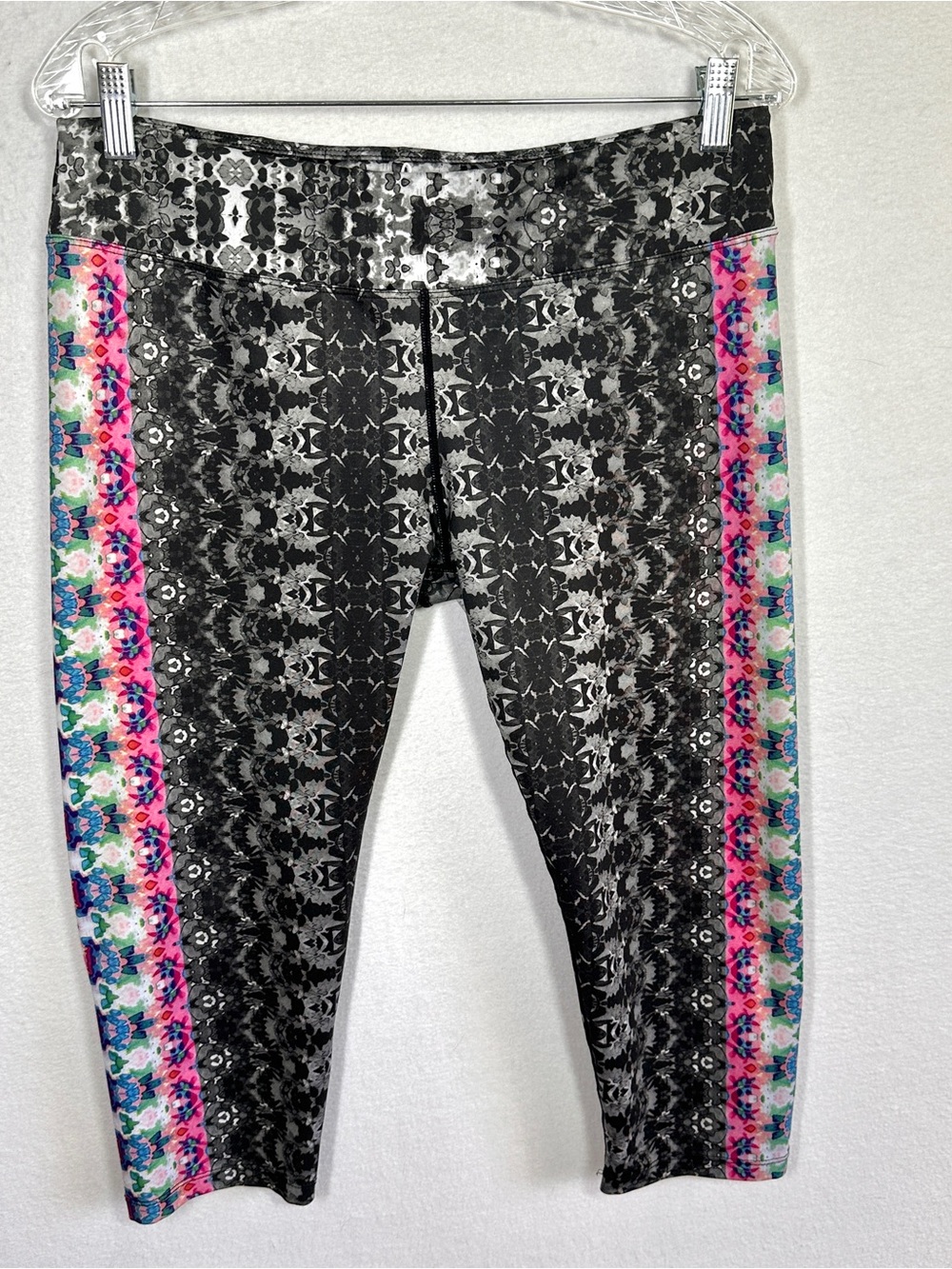 Prana Roxanne Capri Leggings XL Multicolor Hydrobloom Crop Athletic Yoga Active